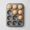 12 Cup Muffin Pan | Non-Stick Muffin and Cupcake Baking Tray