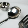 Spoon Set - Pack of 4 - Stainless Steel - Wood handle