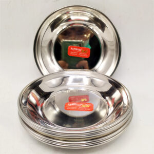 🥗 Stainless Steel Plates – Durable, Hygienic & Timeless Elegance for Everyday Dining