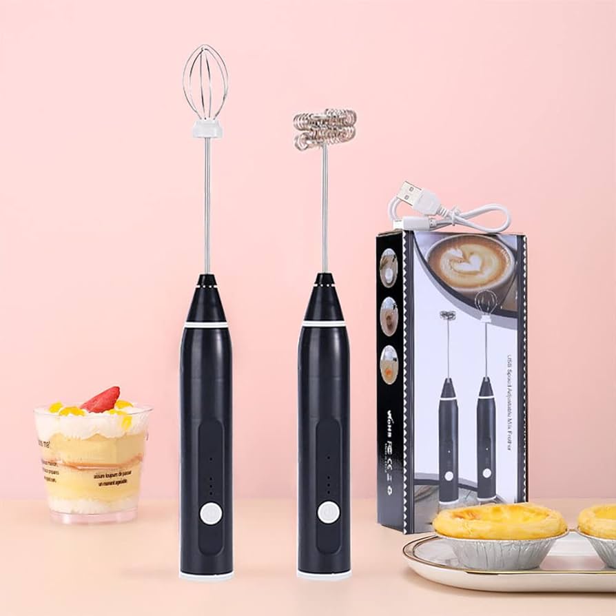 2 In 1 Rechargeable Coffee Frother & Egg Beater – USB ...