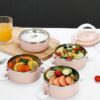 3 Layer Insulated Lunch Box Stainless Steel