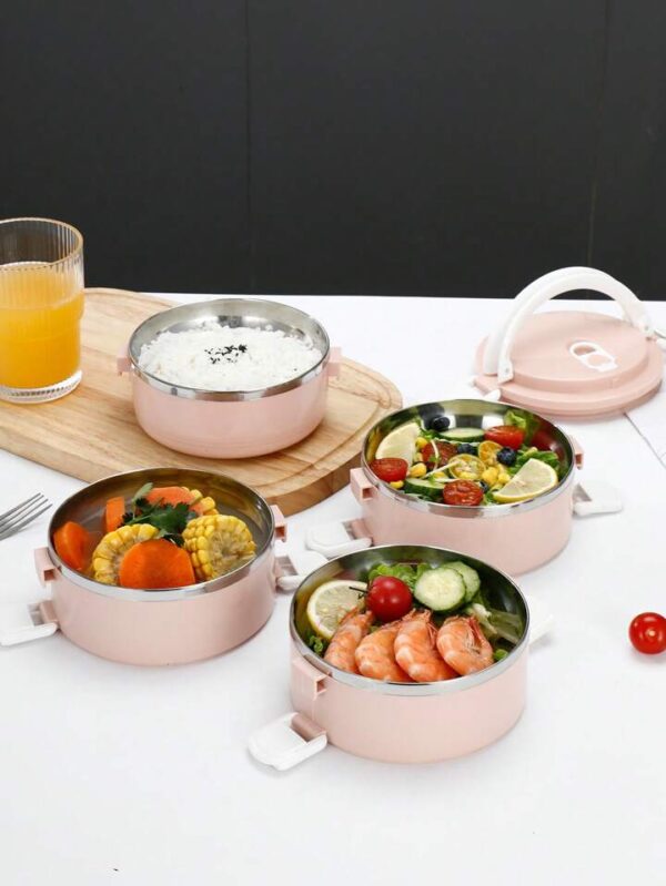 3 Layer Insulated Lunch Box Stainless Steel