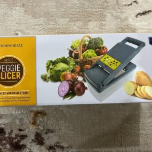 Multifunction 14 PCS Veggie Slicer Set – All-in-One Vegetable Cutter & Chopper