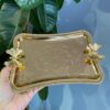 Stainless Steel Serving Presentation Tray with Butterfly Handle