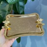 Stainless Steel Serving Presentation Tray with Butterfly Handle