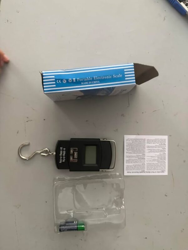 Imported Portable Digital Hanging Scale – Luggage, Kitchen, Pocket & Fishing Weight Scale (Up to 50kg)