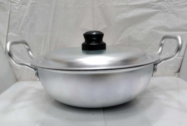 nodized Silver Heavy Karai – Durable Cookware for Everyday Cooking