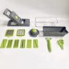 Multifunction 14 PCS Veggie Slicer Set – All-in-One Vegetable Cutter & Chopper