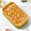 Plastic Round Ice Mold Tray – Easy Release Ice Ball Maker