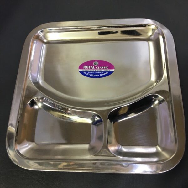 🍽️ Portion Plate – 3 Portion Restaurant Style Serving Plate