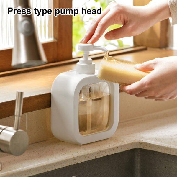 Refillable 500ml Dispenser Bottle for Shampoo & Soap