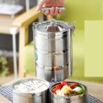 Tiffin Steel 3 Layer – Leakproof Stainless Steel Lunch Box