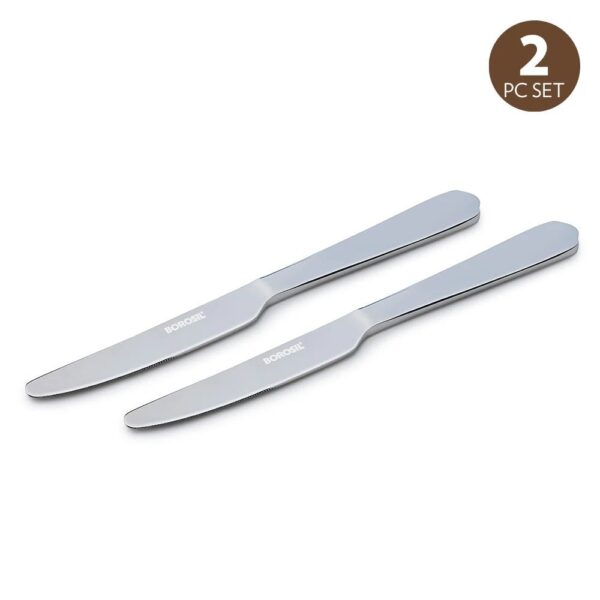 Premium Stainless Steel Butter Knife Set – Pack of 2 | Rust-Resistant, Durable, Elegant Design for Spreading Butter, Jam & More