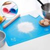 Silicone Baking Mat Extra Large with Measurements – Non-Stick Pastry & Roti Rolling Mat | Heat-Resistant, Reusable Baking Sheet