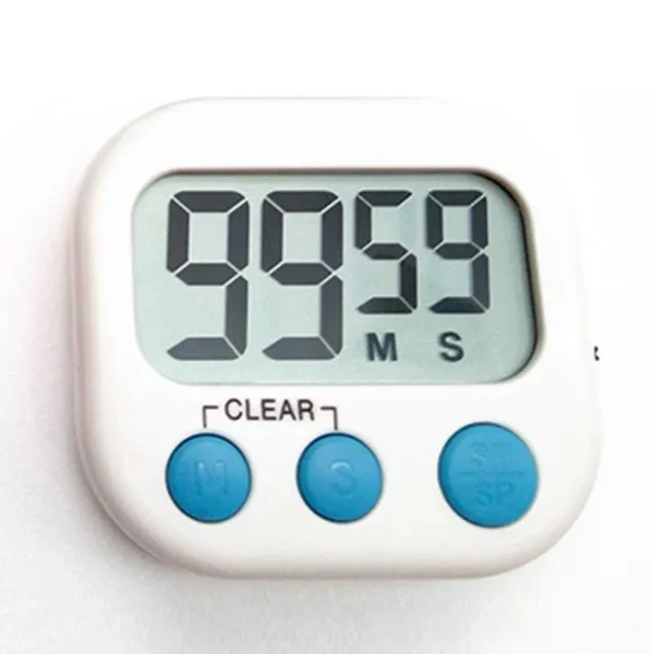 Digital Kitchen Countdown Timer Alarm with Stand – Loud Beep, Large Display, Perfect for Cooking