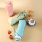 Folding Silicone Water Bottle | Portable, Reusable, Foldable Travel Bottle for Everyday Use