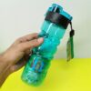 Transparent Plastic Water Bottle With Filter – 800ml XL Capacity | Gym, School & Office Use | Leak-Proof & Durable