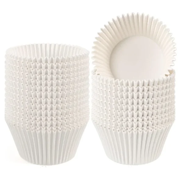 1000 Pcs Paper Baking Cupcake Muffin Liners – Bulk Pack for Baking, Pastries & Desserts