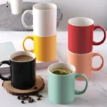 Premium Ceramic Tea & Coffee Cups 200 ml – Available in Multiple Colours | 2, 4 or 6 Pcs Set – Elegant Mugs for Home & Office Use