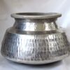 Heavy Silver Degh – 2Kg Small Daig | Traditional Aluminum Cooking Pot for Biryani & Curry