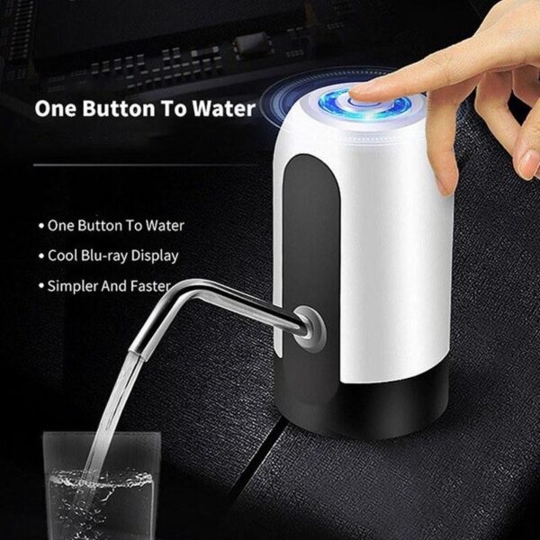 Electric Automatic Water Dispenser Pump – USB Rechargeable Bottle Pump for Home, Office & Outdoor Use