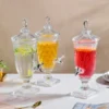 Berlin 3 Liter Glass Water & Juice Dispenser Jar – Premium Quality Transparent Glass Beverage Container for Home & Parties