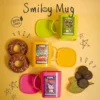 Kids Plastic Mug with Lid 350 ml – Printed Characters, Spill-Resistant & Durable (Random Colours)