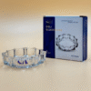 Delisoga Block Style Fine Glass Ashtray – Premium Crystal-Clear Finish