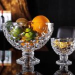 Delisoga 7-Piece Premium Textured Glass Ice Cream & Dessert Bowl Set – Elegant Pedestal Design for Fruit, Custard & Trifle