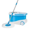 Primo Magic Spin Mop with Wheeler – 360° Microfiber Head with Wheels Bucket (Random Colours)