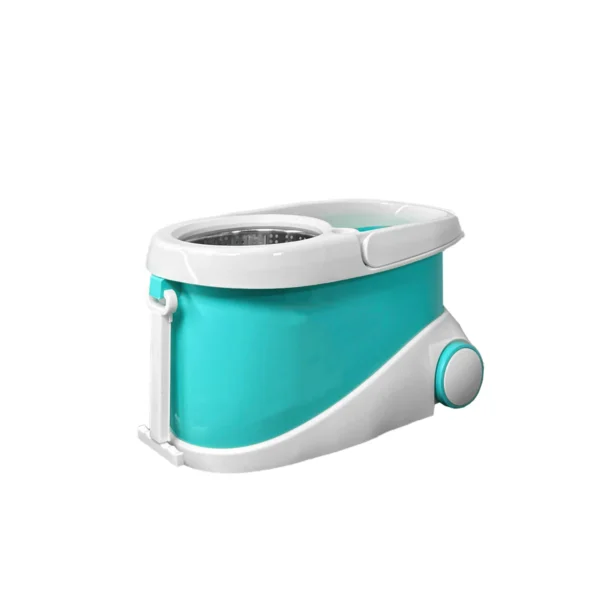 Primo Magic Spin Mop with Wheeler – 360° Microfiber Head with Wheels Bucket (Random Colours)